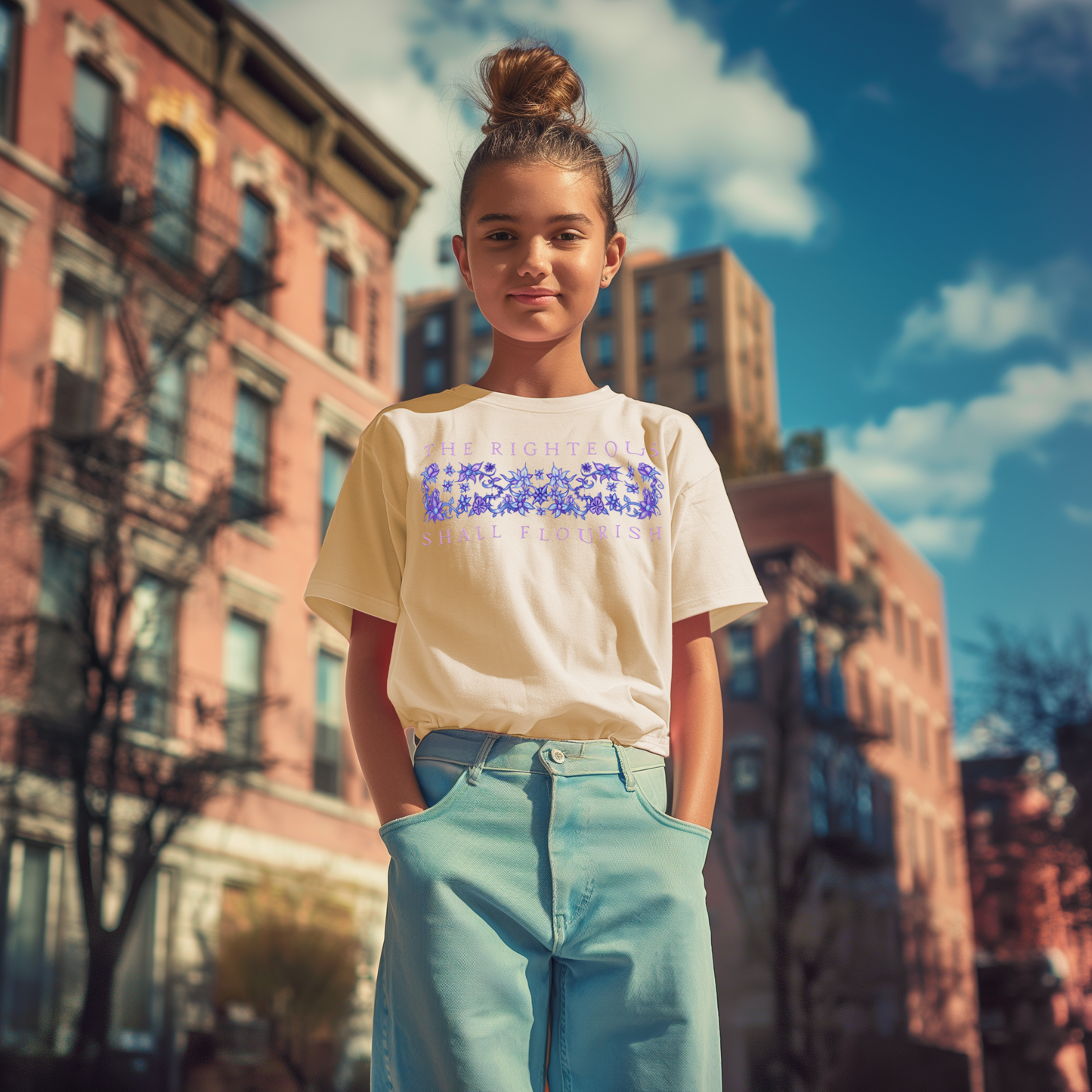 युवा "धर्मी लोग फलने-फूलने लगेंगे" टी-शर्ट