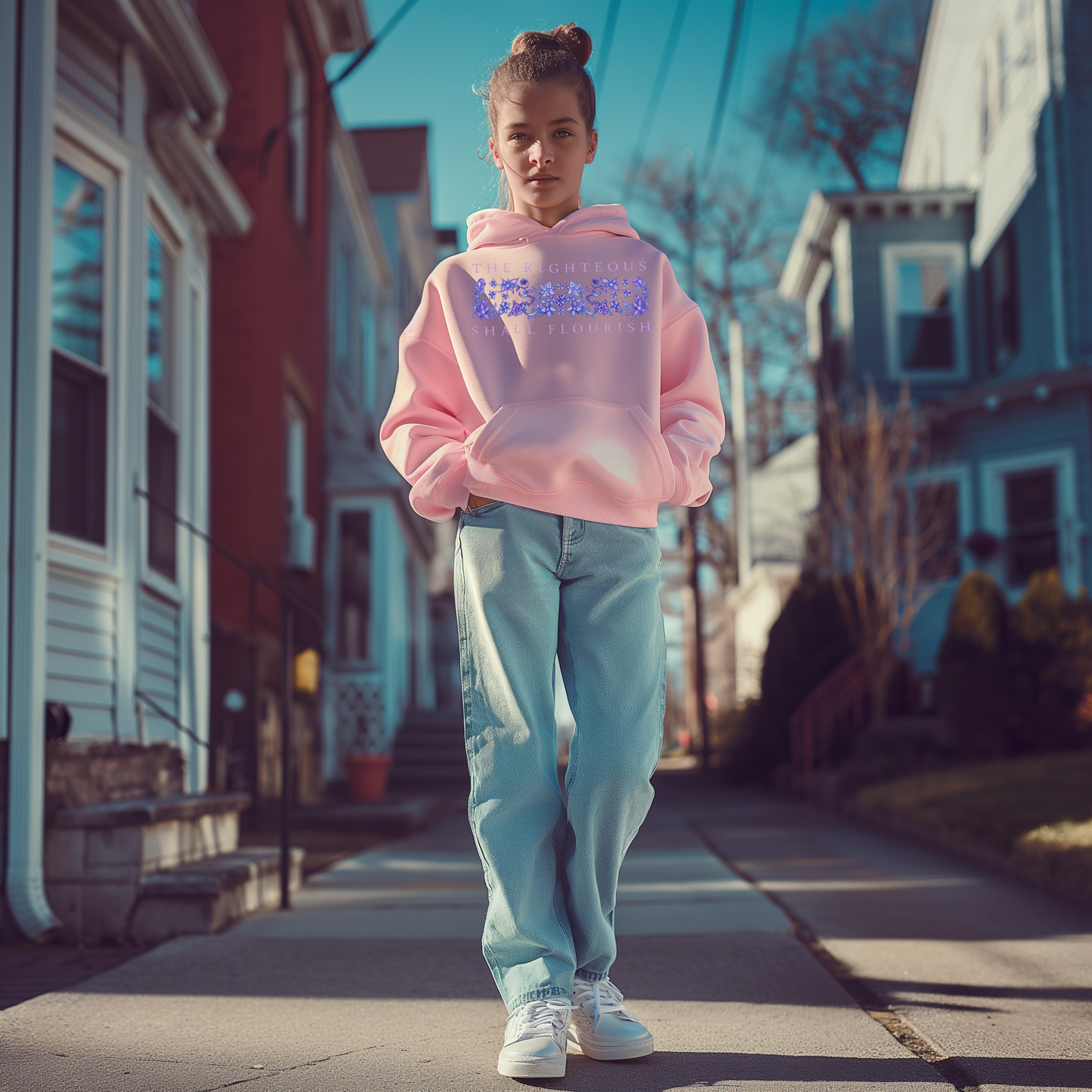 Jugend "Die Gerechten werden gedeihen" T-shirt